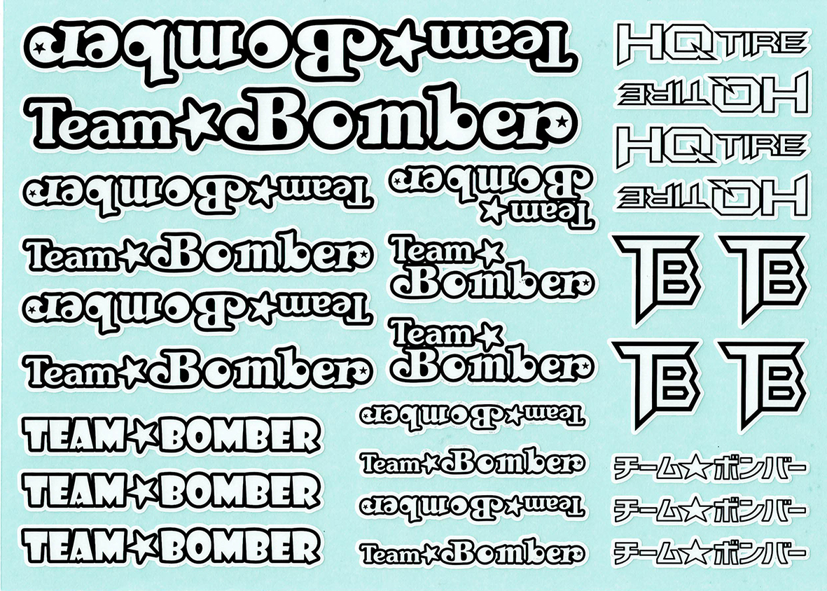 TeamBomberバラエティーステッカー 2