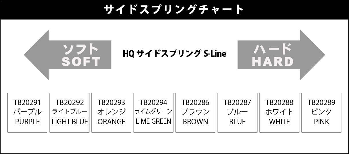 HQサイドスプリング S-Line ピンク